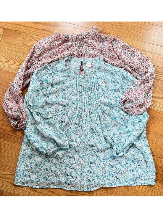 Tops - 🌸 2 Floral Blouses for 1 Price 🌸 Lightweight Summer Bundle | Large